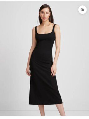 Marcella NewYork blackcrawford midi dress large excellent